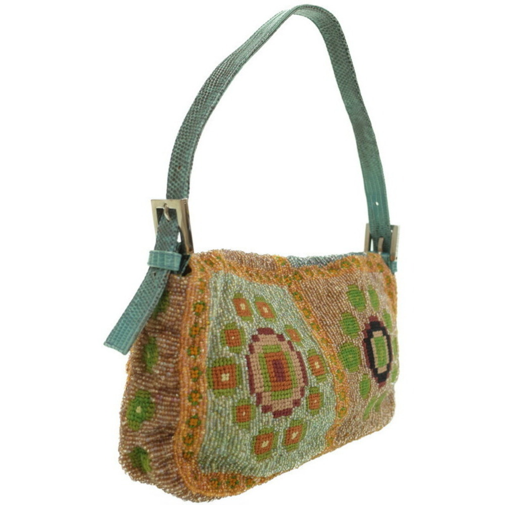 Fendi Beaded Mamma Bucket Semi Shoulder Bag - Picture 2 of 9